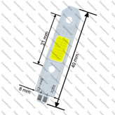 چیپ هدلایت سی او بی اچ چهار 12 وات * headlight chip COB S2-H4 12W