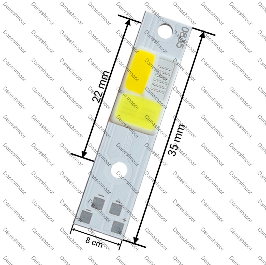 چیپ هدلایت سی او بی اچ سه سه رنگ | COB H3 3COLOR