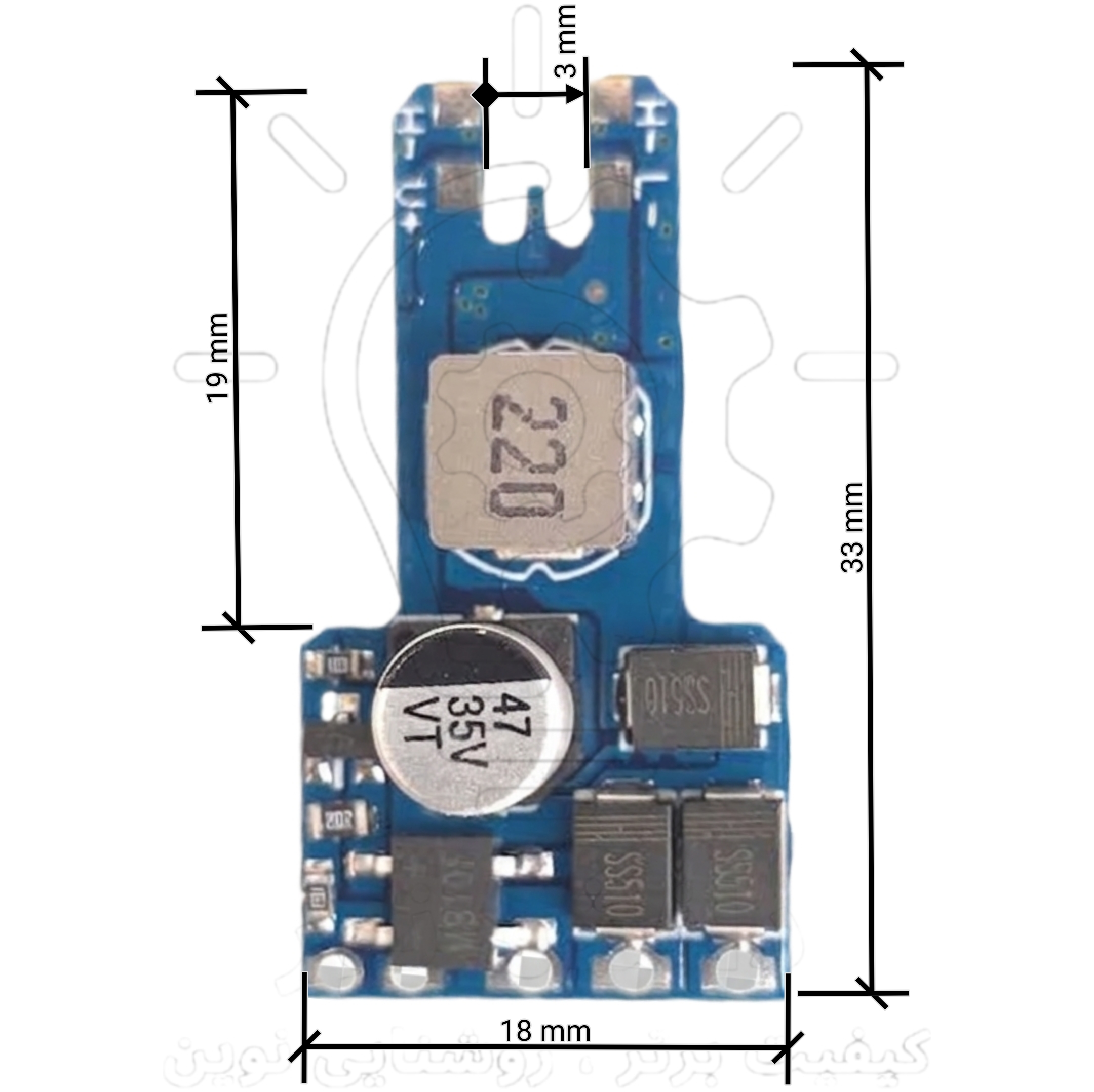 درایور بردی دوکنتاکت * Dual-contact driver board