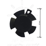 فن سه پیچ کوچک هدلایت * Small three-screw headlight fan