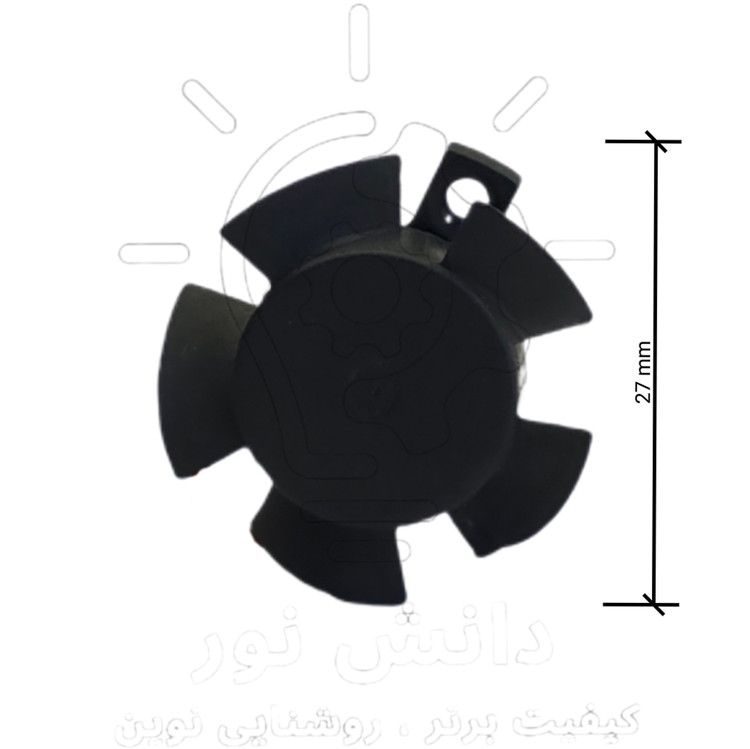 فن سه پیچ کوچک هدلایت * Small three-screw headlight fan