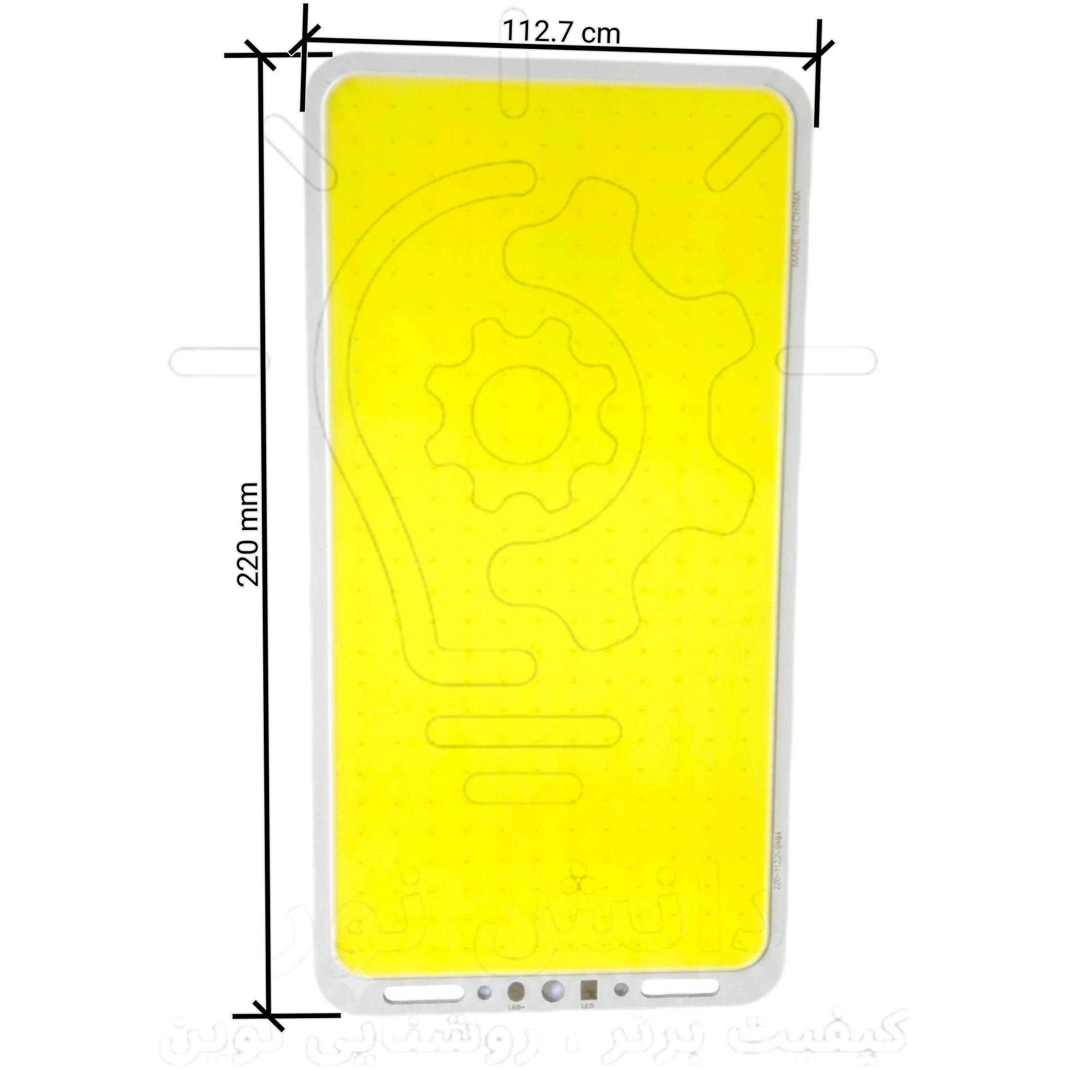 چیپ ال ای دی 100 وات سی او بی 12 ولت مناسب کمپ * 100W 12V COB LED chip, suitable for camping