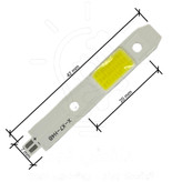 چیپ هدلایت سی او بی اچ چهار 15وات * COB H4 headlight chip X7 B/A