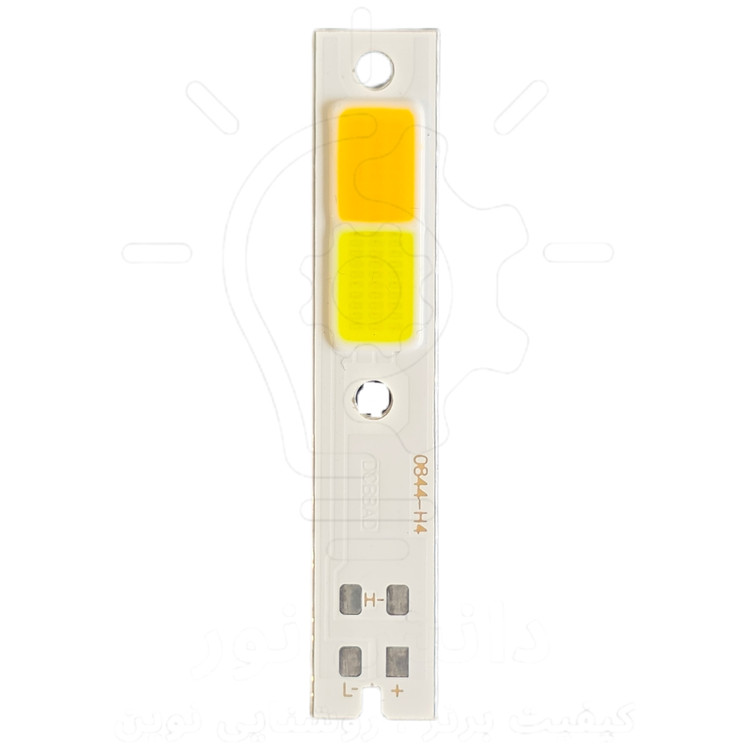 چیپ هدلایت سی او بی اچ چهار دو رنگ 30 وات * COB H4 - color headlight chip 30W