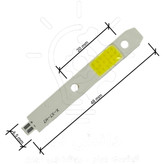 چیپ هدلایت سی او بی ایکس هفت اچ هفت 9 وات * COB X7 H7 headlight chip 9W