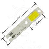 چیپ هدلایت سی او بی اچ سه 9 وات * COB H3 headlight chip 9W