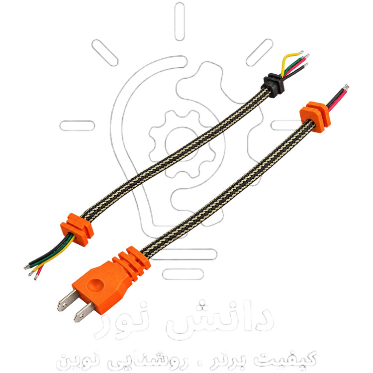 کابل هدلایت اچ هفت کامل * Complete H7 headlight wiring harness assembly